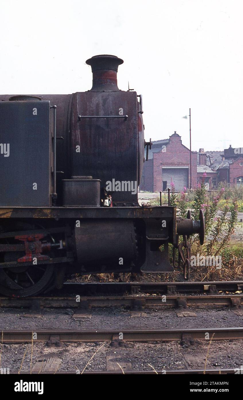 Zwei Wochen in der Bundesrepublik Deutschland, um im August 1970 Dampfmaschinen zu fotografieren. Stockfoto