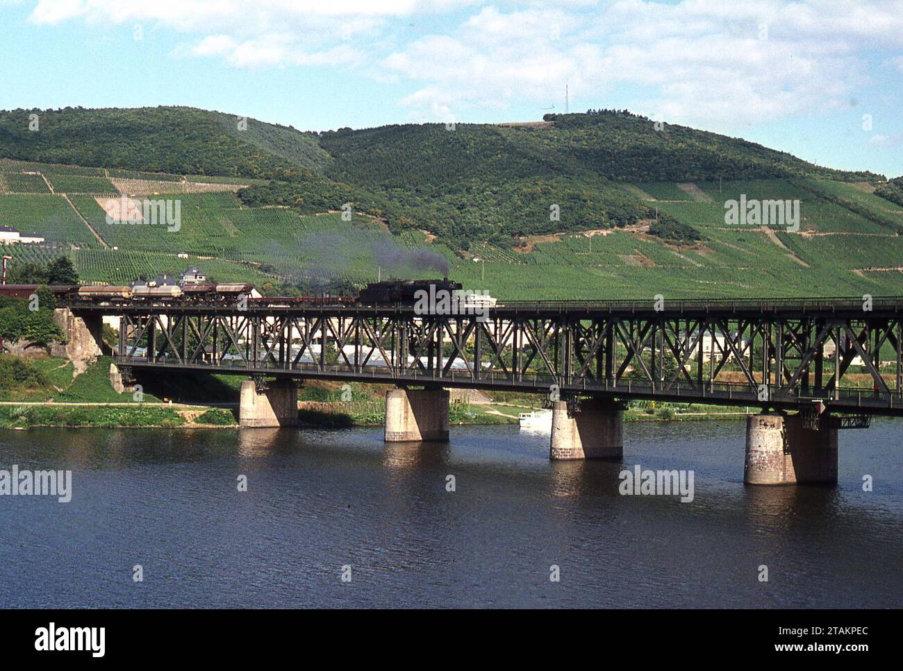 Zwei Wochen in der Bundesrepublik Deutschland, um im August 1970 Dampfmaschinen zu fotografieren. Stockfoto