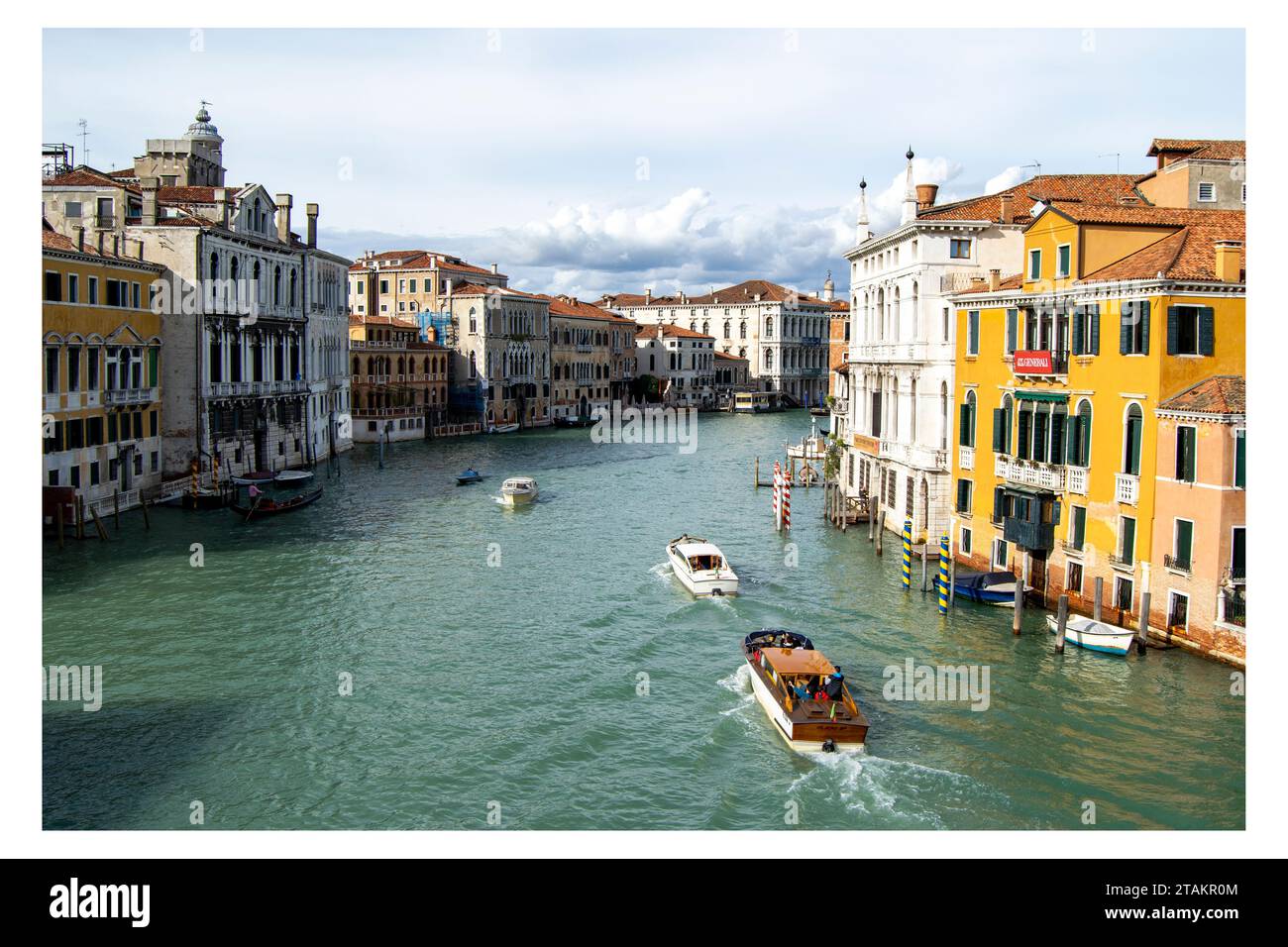 Der Canal Grande, Venedig Stockfoto