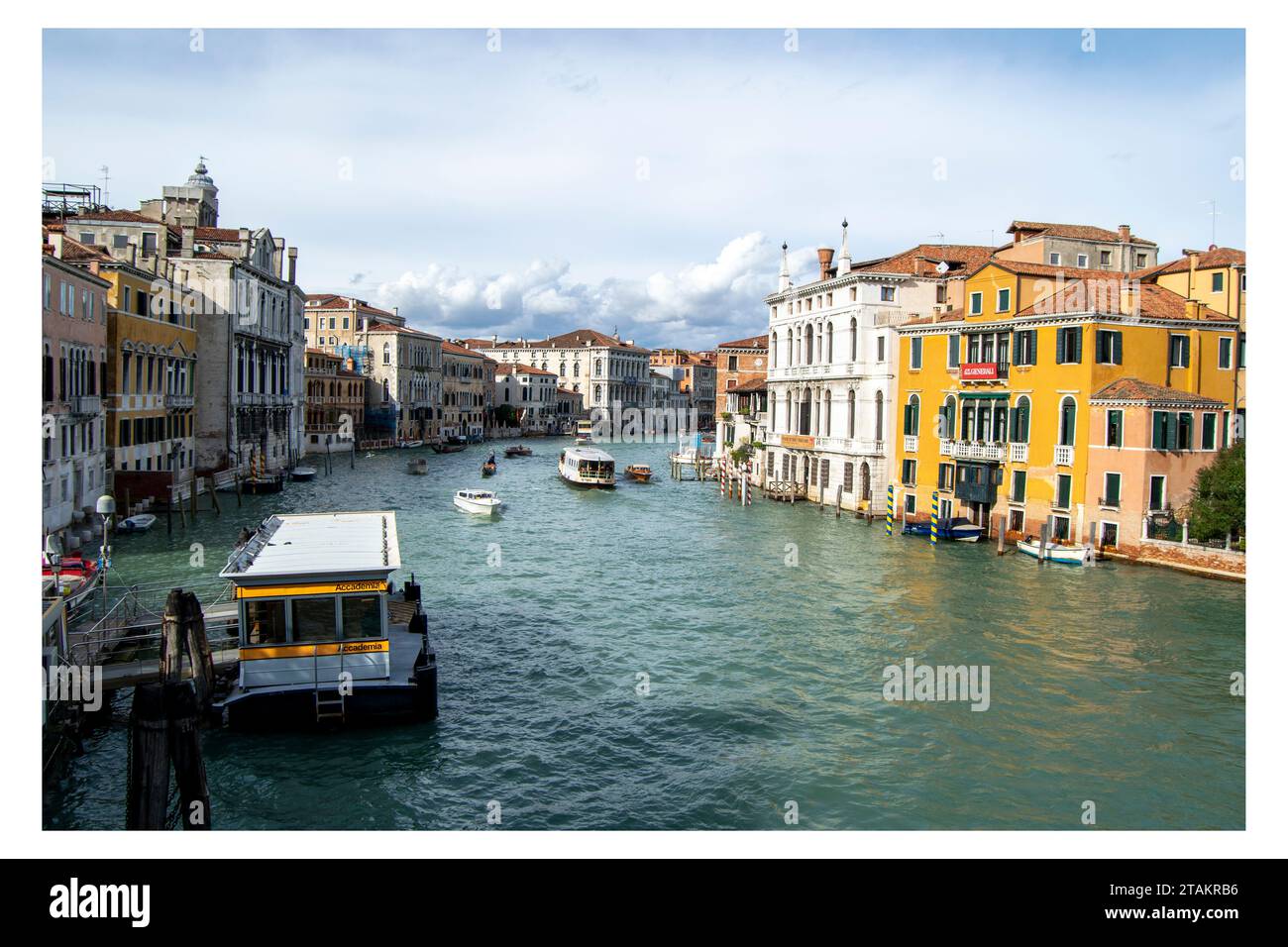 Der Canal Grande, Venedig Stockfoto