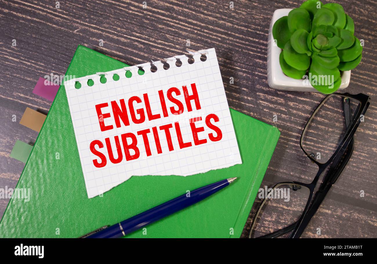 Englisch lernen – Online-Lernprogramm oder -Tutorial für englisch Stockfoto