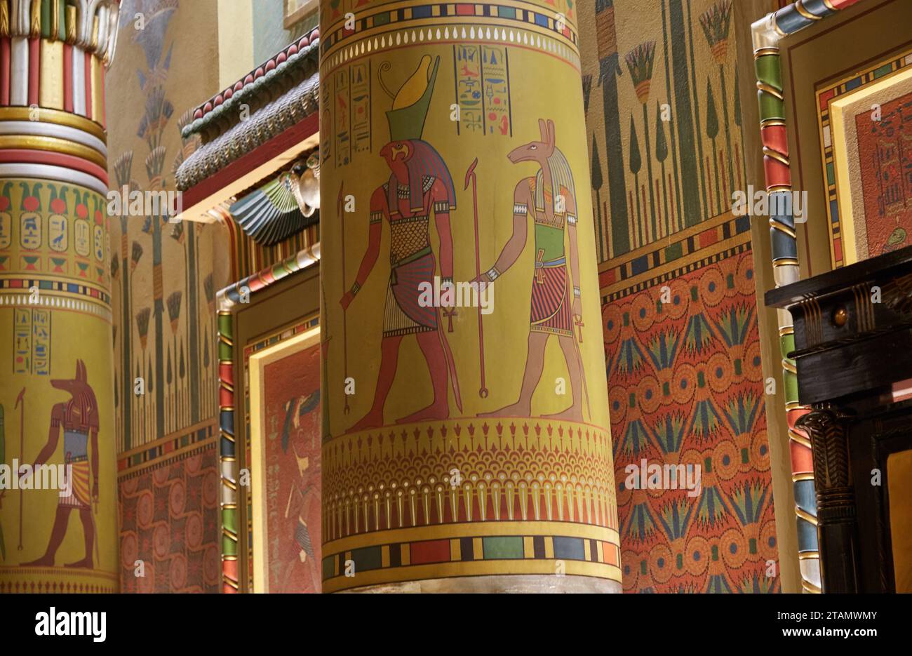 Der unglaubliche Freimaurertempel in Philadelphia, Pennsylvania Stockfoto