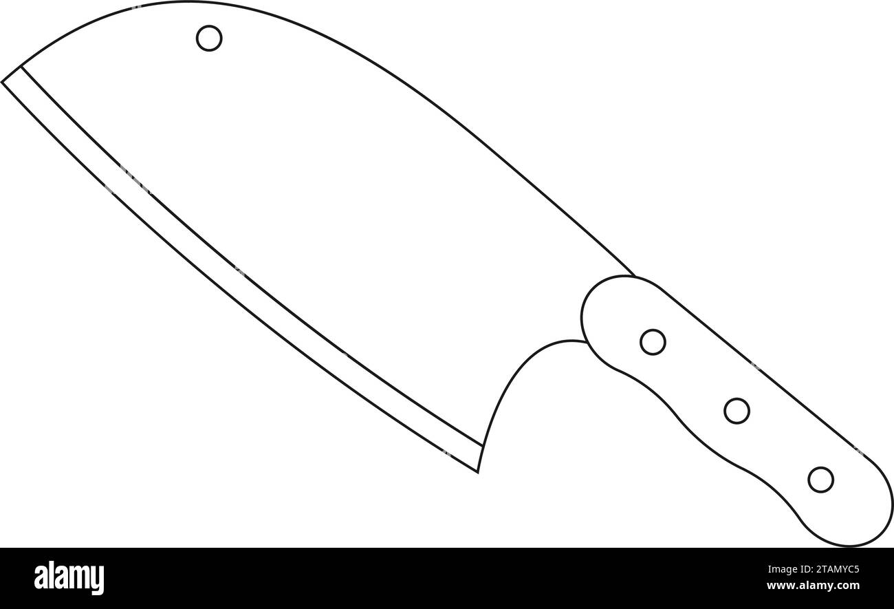 Küchenmesser Icon Vektor Illustration Design Stock Vektor