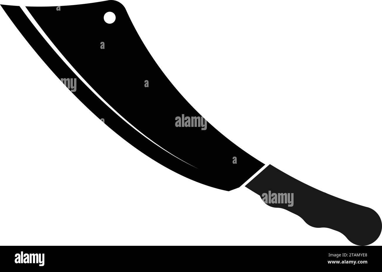 Küchenmesser Icon Vektor Illustration Design Stock Vektor