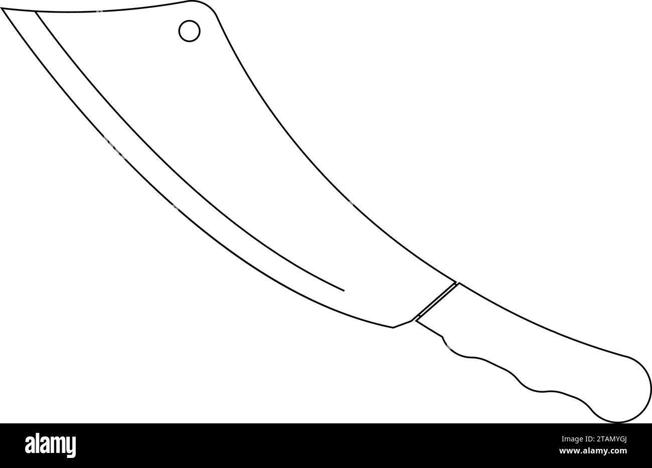 Küchenmesser Icon Vektor Illustration Design Stock Vektor