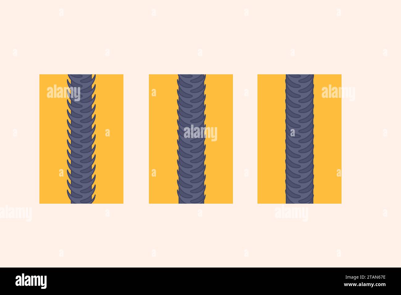 Haarporosität, konzeptuelle Illustration Stockfoto