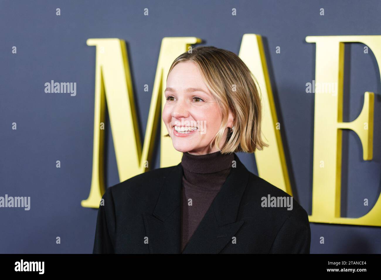 London, Großbritannien. Carey Mulligan nahm am 2 . Dezember 2023 an der Special Screening of Maestro im Picturehouse Central Teil . Bild von Julie Edwards. Quelle: JEP Celebrity Photos/Alamy Live News Stockfoto