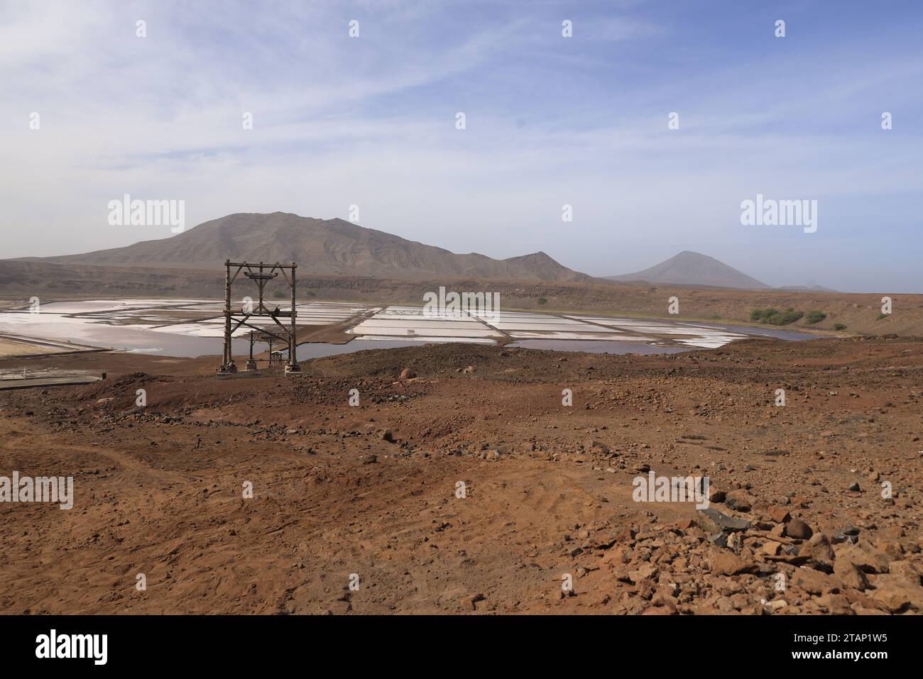 Die Salinas Pedra de Luma auf der Insel Sal, Kap Verde, Afrika Stockfoto