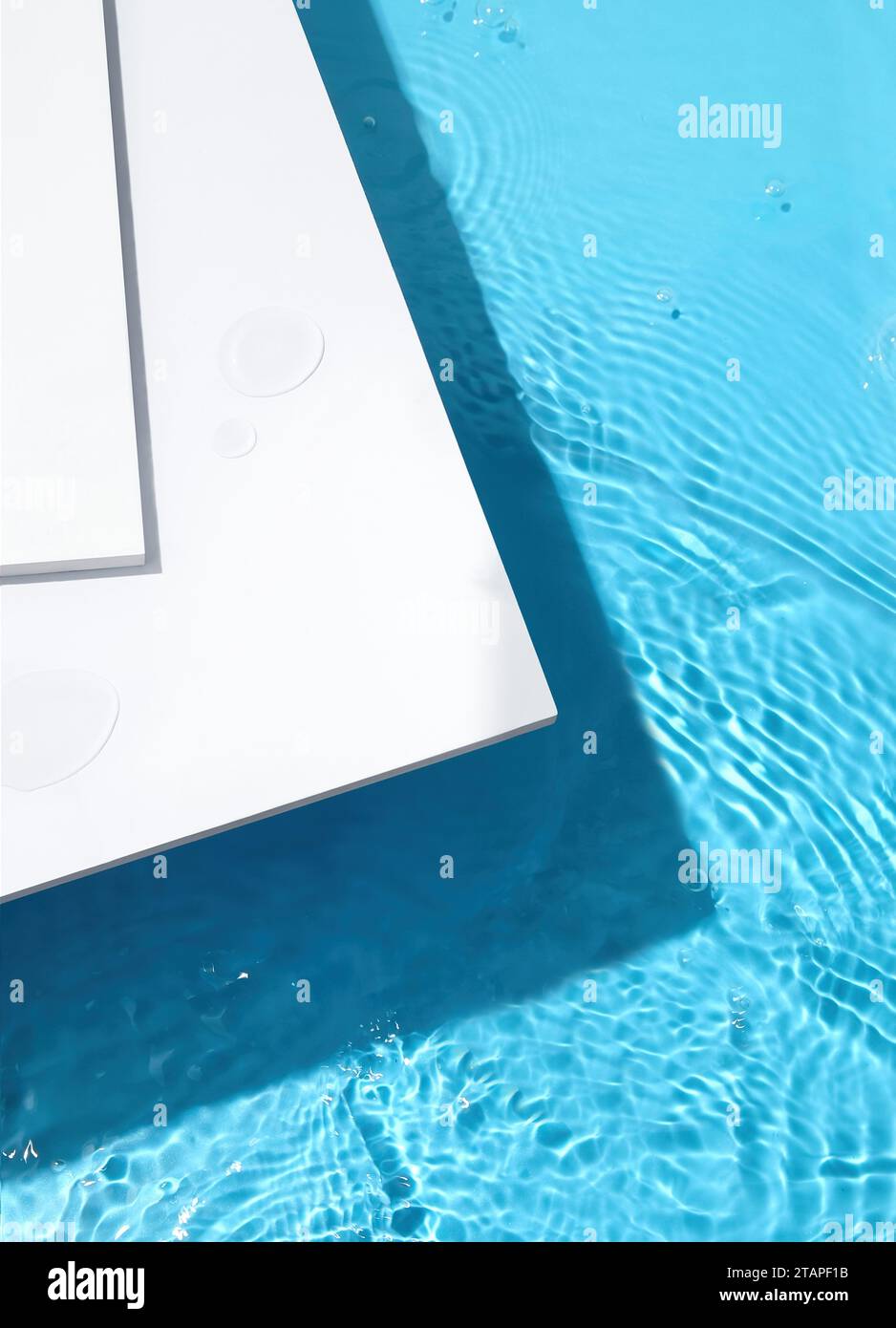 Einfache Hintergründe für die Anzeige von Kosmetikprodukten, hochauflösende Bilder Stockfoto