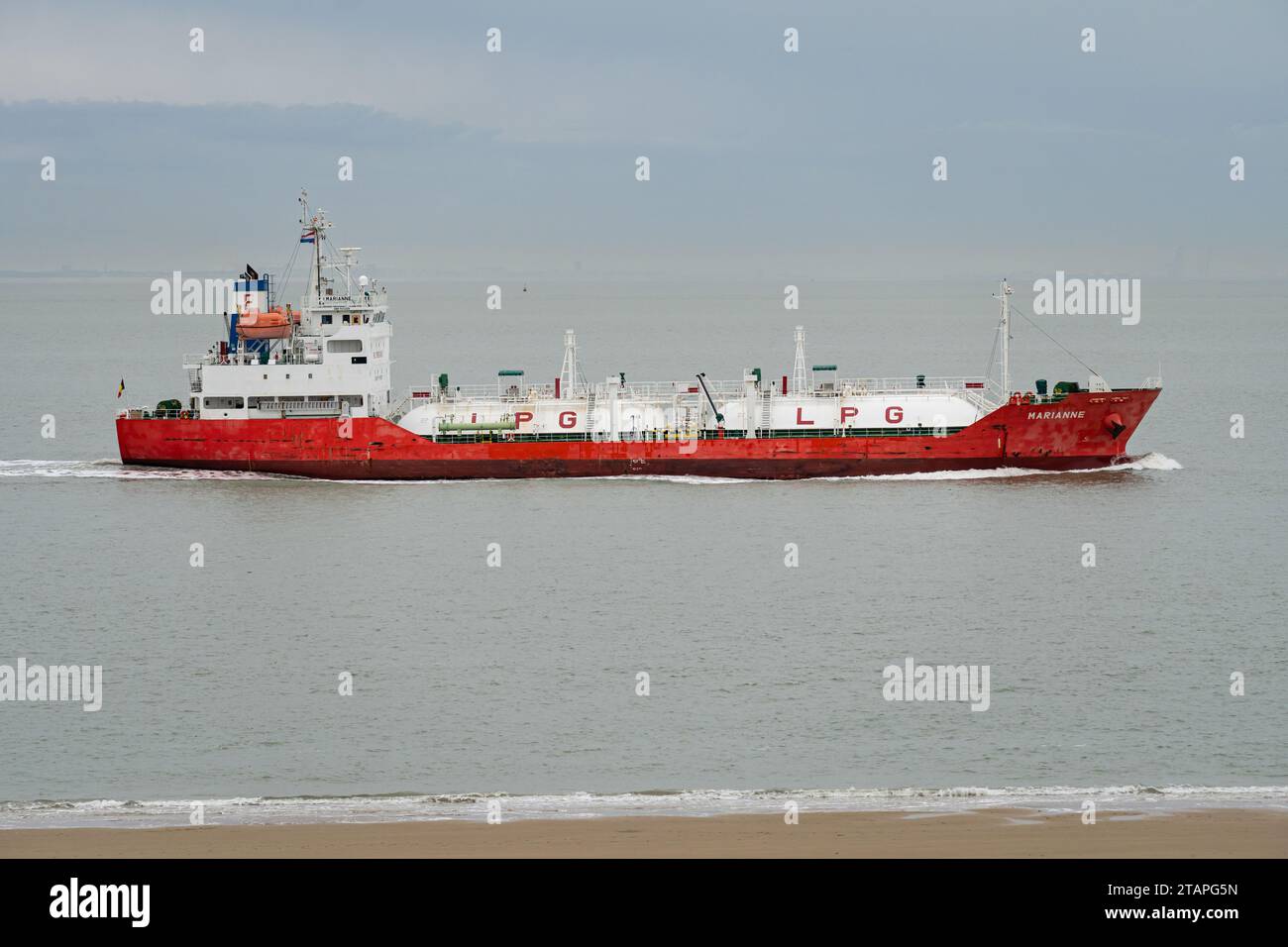 EXMAR LPG-Träger Marianne auf See Stockfoto