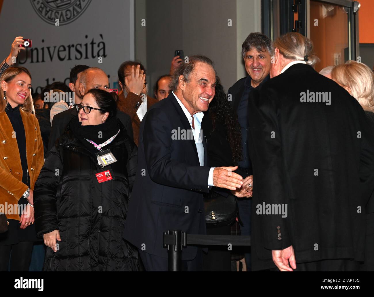 Turin, . Dezember 2023. Turin, Italien Turin Film Festival 2023 Fotoruf Oliver Stone Regisseur Fotoruf Präsentation docufilm NUCLEAR NOW im Foto:Oliver Stone Regisseur Credit: Independent Photo Agency/Alamy Live News Stockfoto