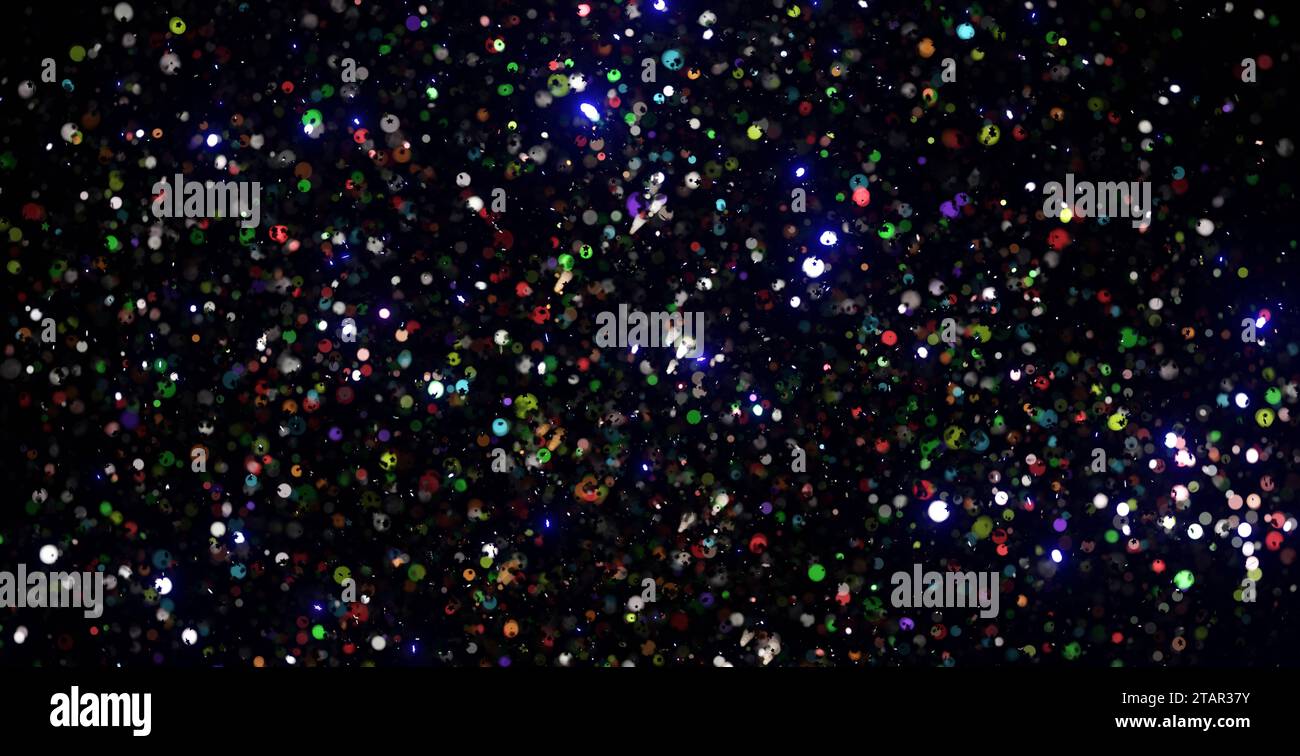 Galaxy Universe Sternenhintergrund mit vielen leuchtenden kosmischen Sternenpartikeln. Stockfoto