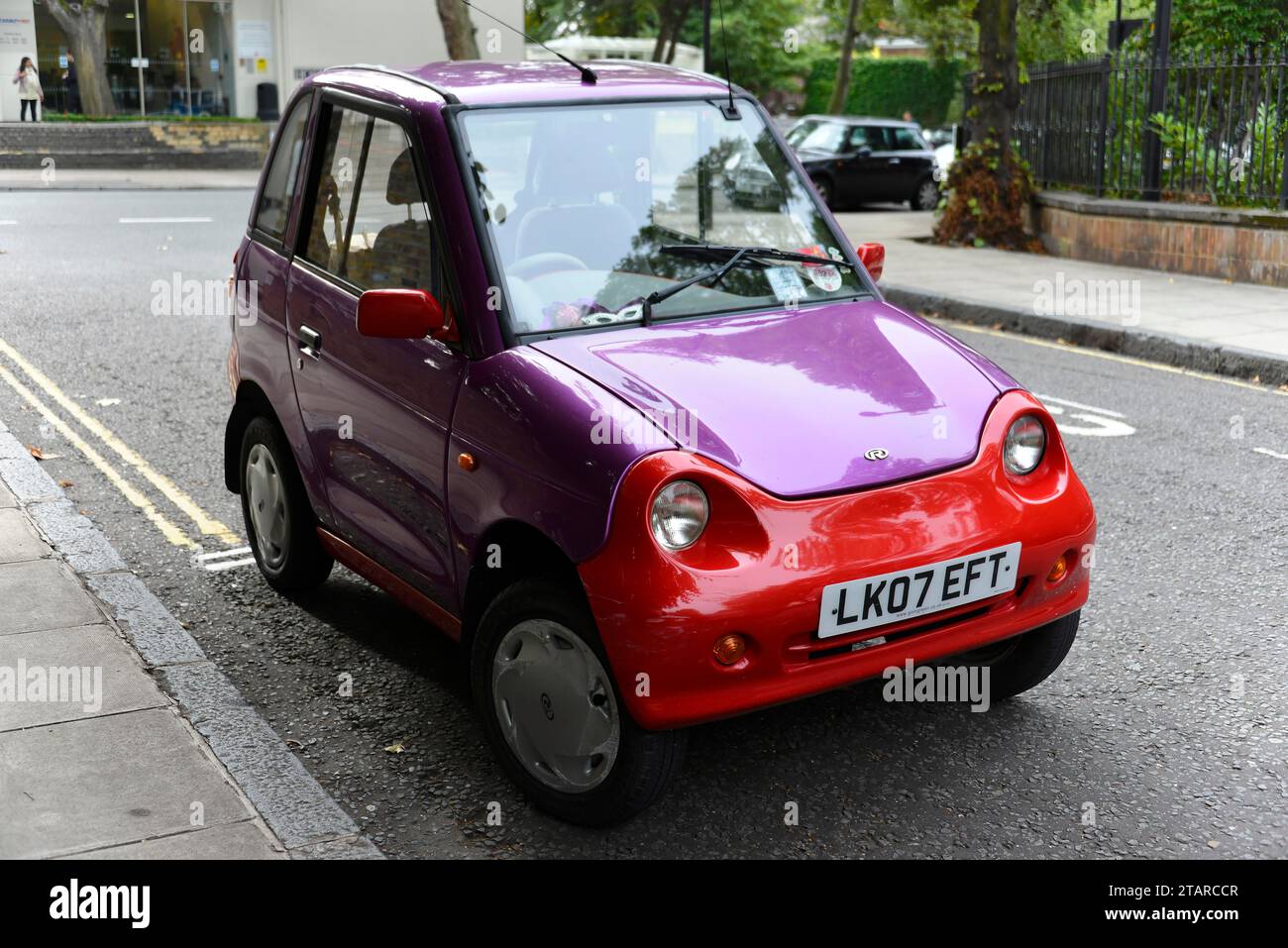 G-WIZ, Elektroauto, London, England, Großbritannien Stockfoto