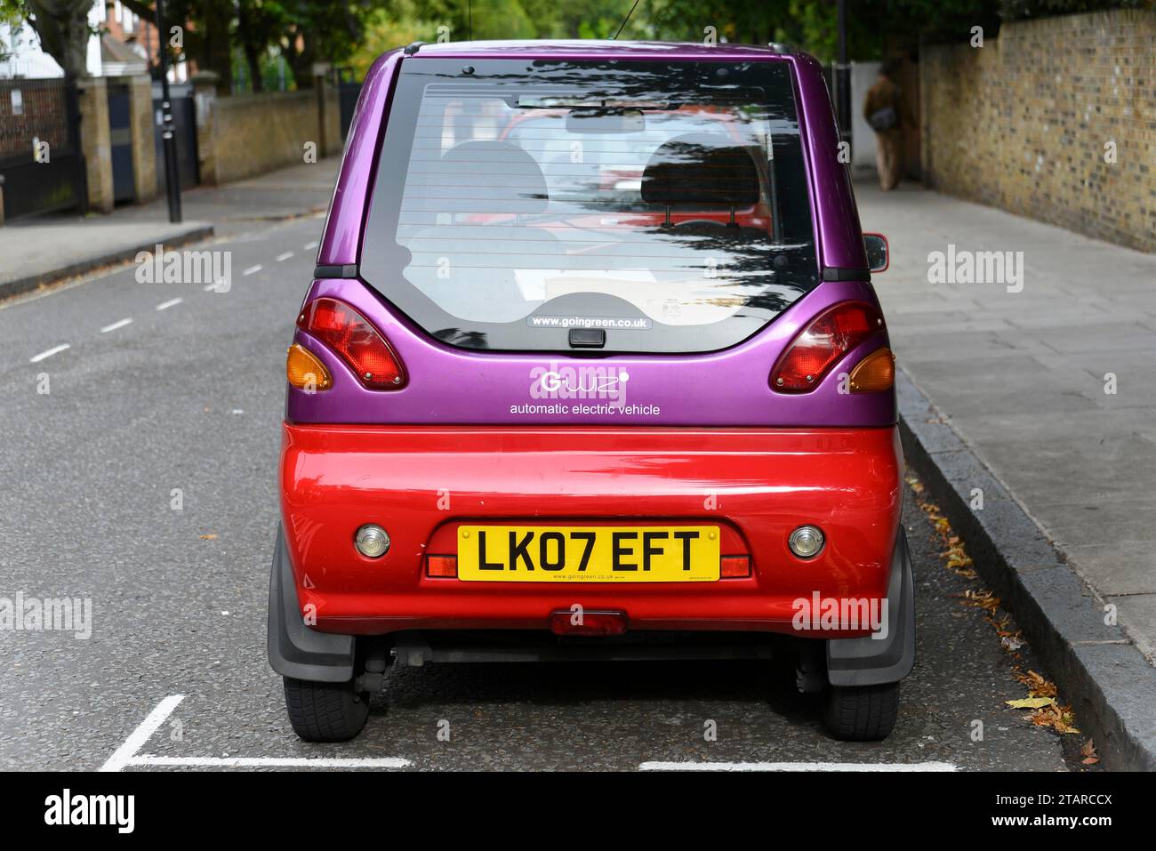 G-WIZ, Elektroauto, London, England, Großbritannien Stockfoto