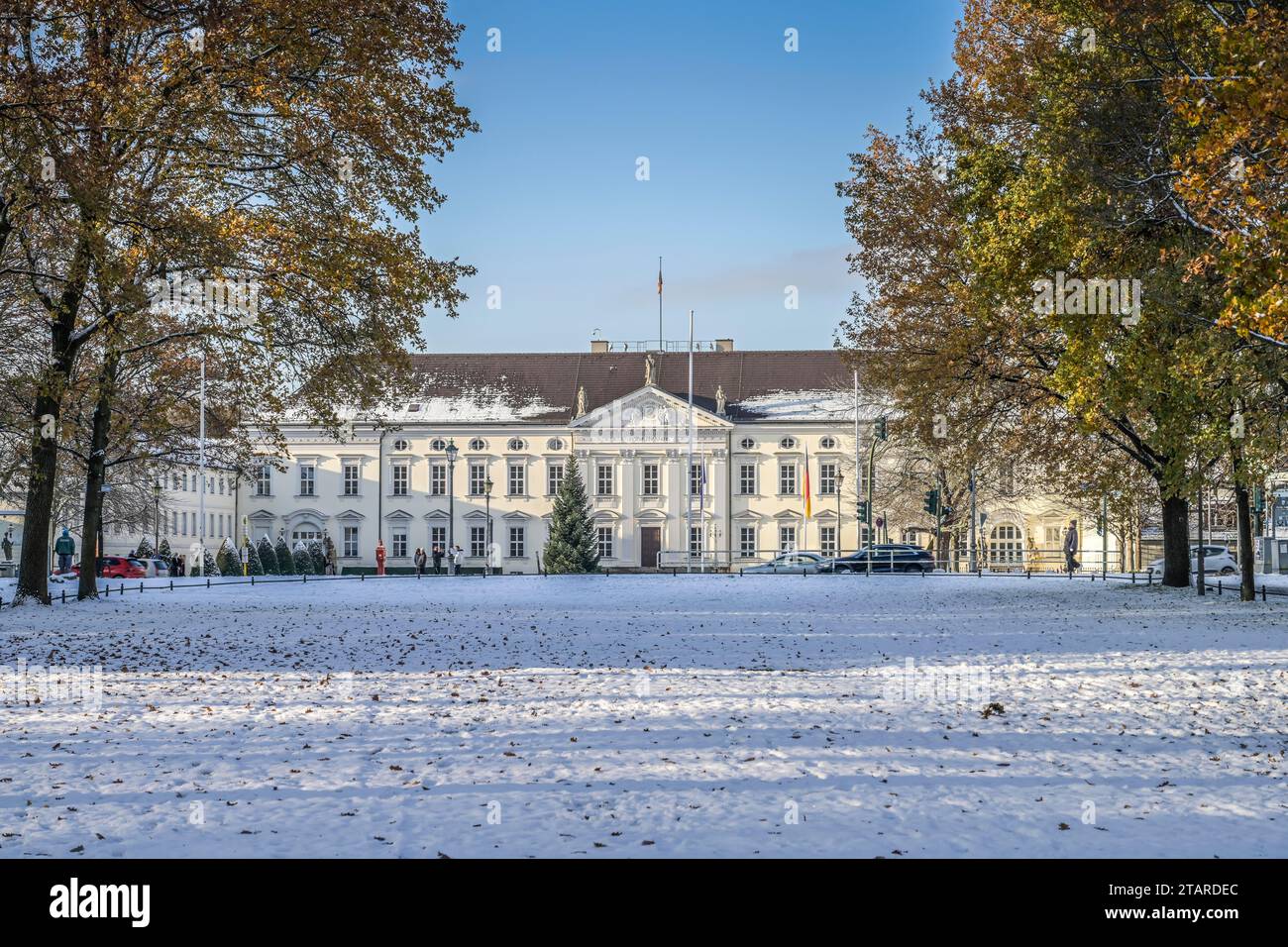 Schloss Bellevue, Tiergarten, Mitte, Berlin, Deutschland Stockfoto