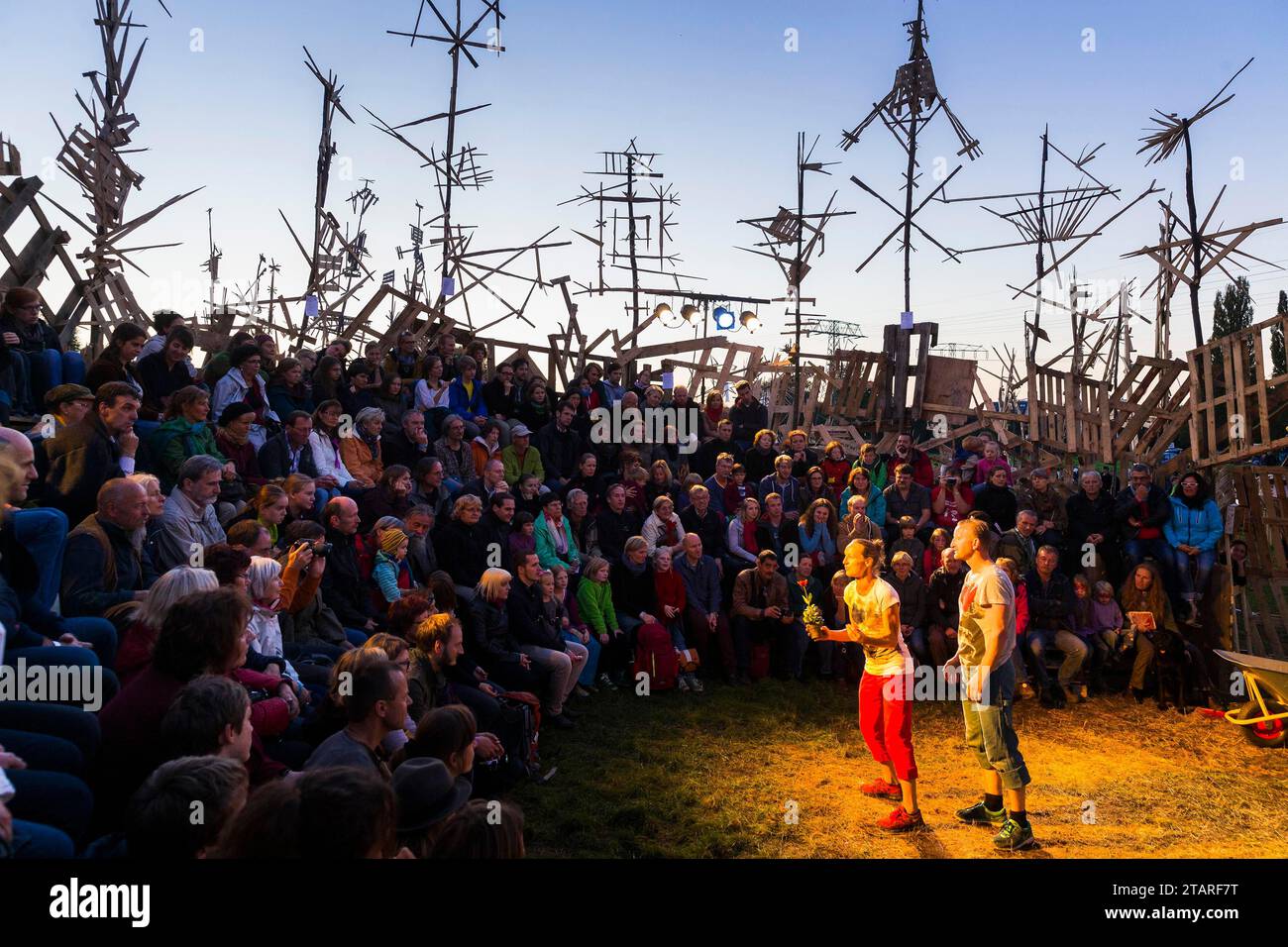 Koetzschenbroda International Traveling Theatre Festival Stockfoto