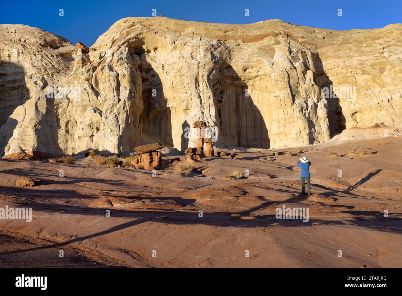 Hoodoos ungewöhnliche Felsformationen in Utah, Escalante National Monument., Utah, USA. Stockfoto