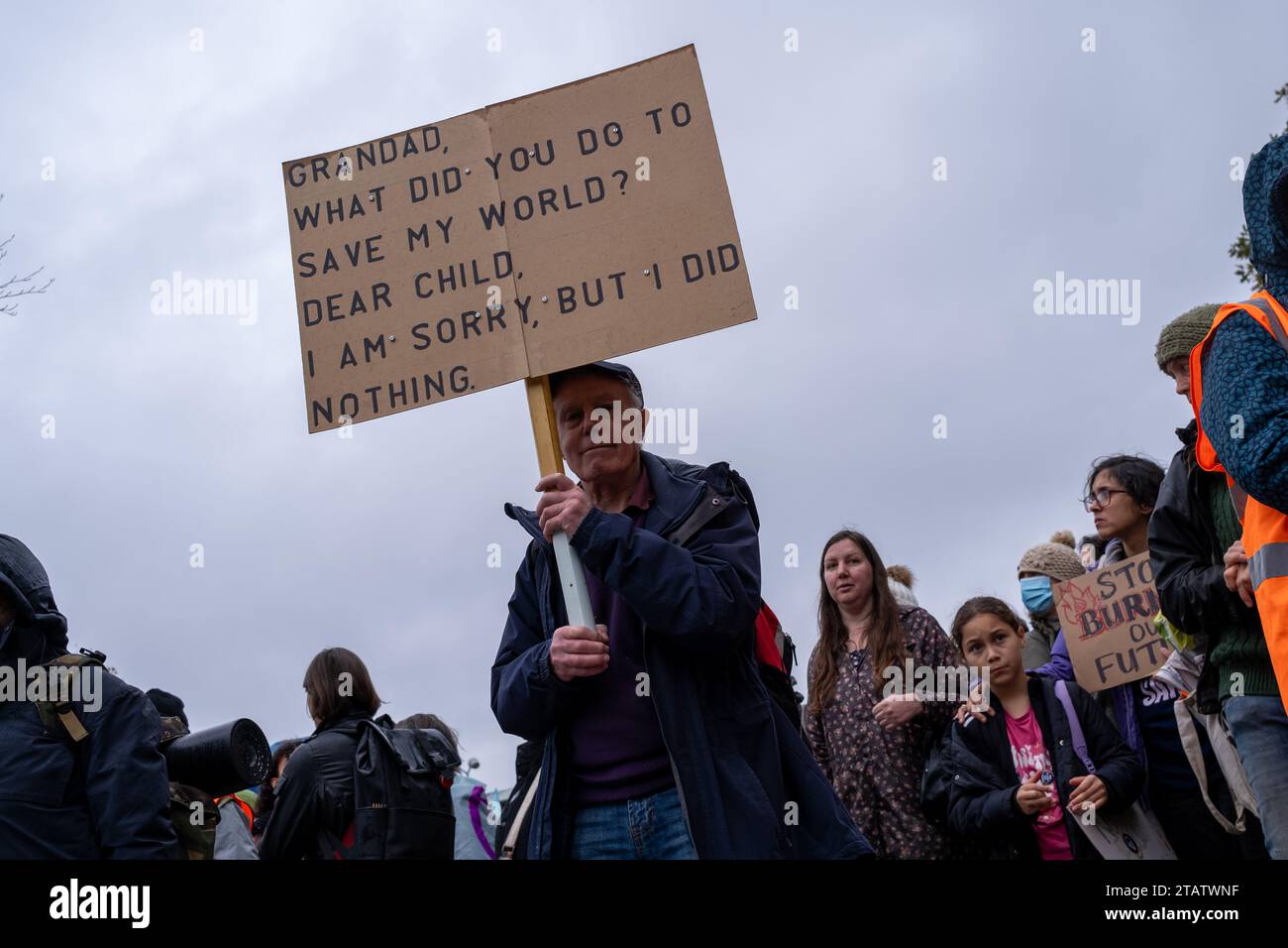 Just Stop Oil, London, 18. November 2023. Stockfoto