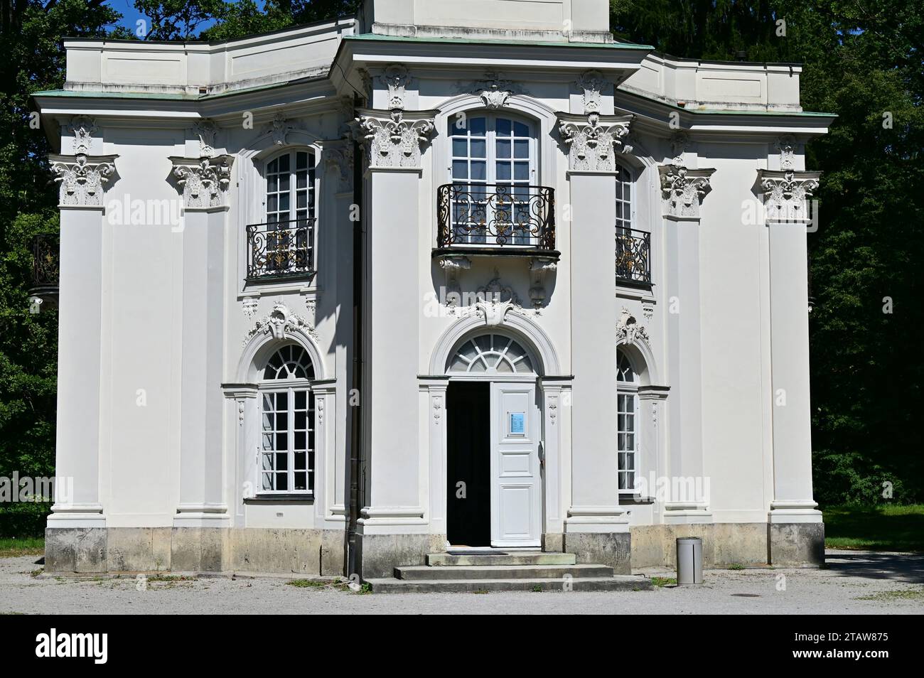 Schloss Nymphenburg in der bayerischen Hauptstadt München war ab 171 die Sommerresidenz der Kurfürsten und Könige von Bayern aus dem Haus Wittelsbach Stockfoto