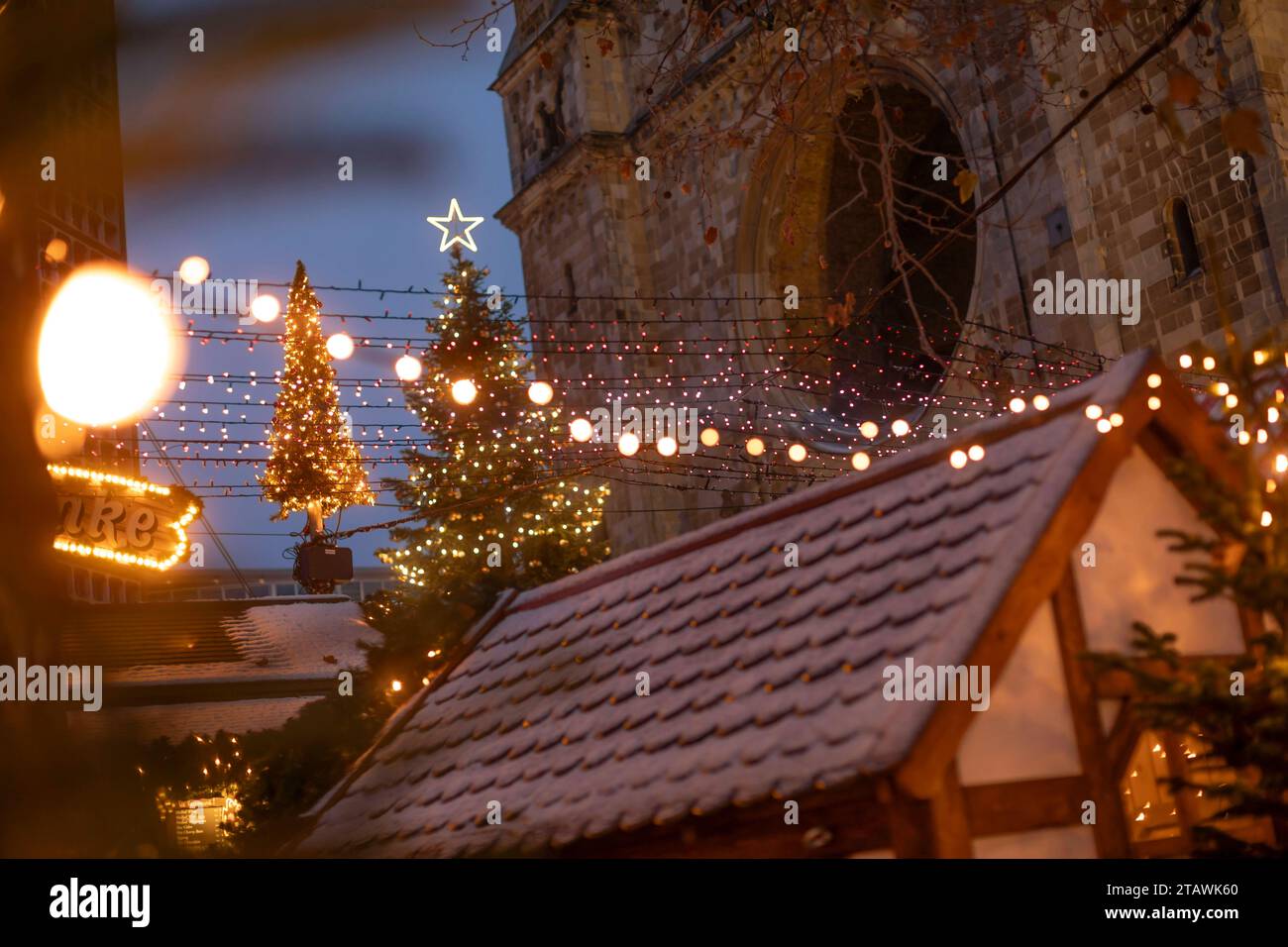 Weihnachtsmarkt am Breitscheidplatz, einer der bekanntesten und 