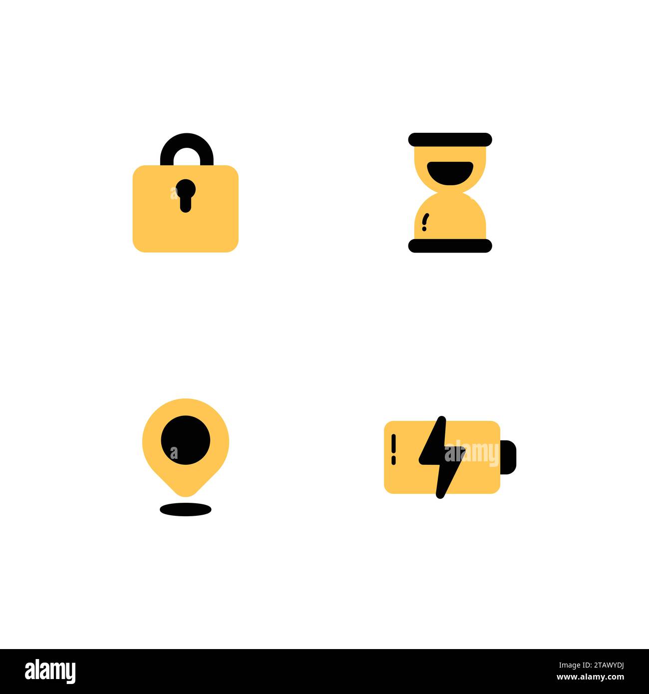 Symbolsatz Für Web Design Und Mobile Anwendungen. Stock Vektor