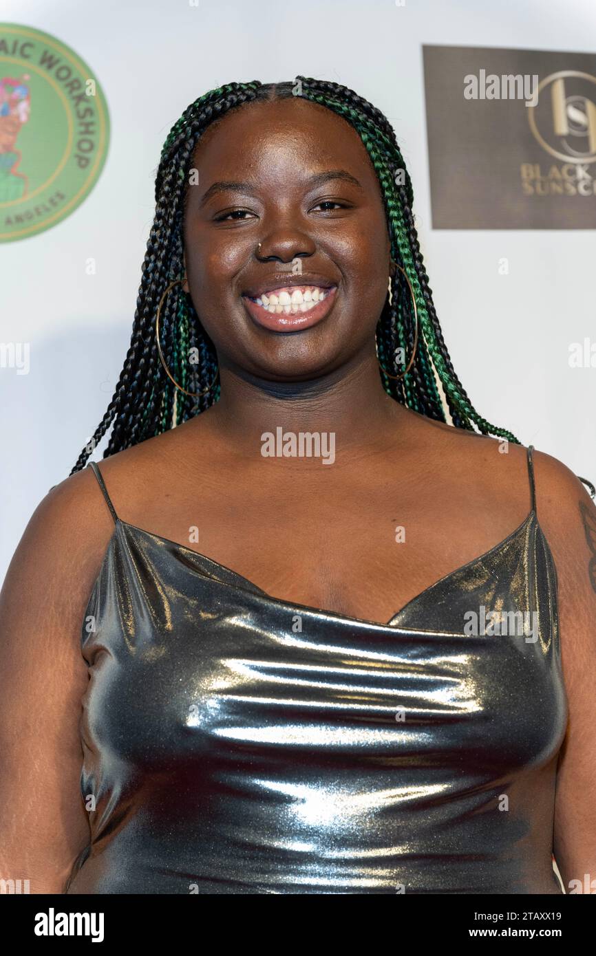 Los Angeles, USA. Dezember 2023. Jungkind Daejanae Hannah besucht Prom Expo Unlimited Fundraising Mixer in Private Residence, Los Angeles, 2. Dezember 2023 Credit: Eugene Powers/Alamy Live News Stockfoto