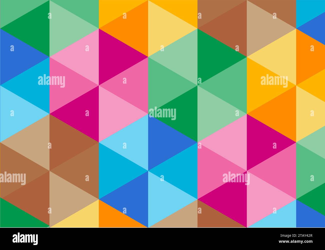 Farbenfroher abstrakter geometrischer Hintergrund Stock Vektor