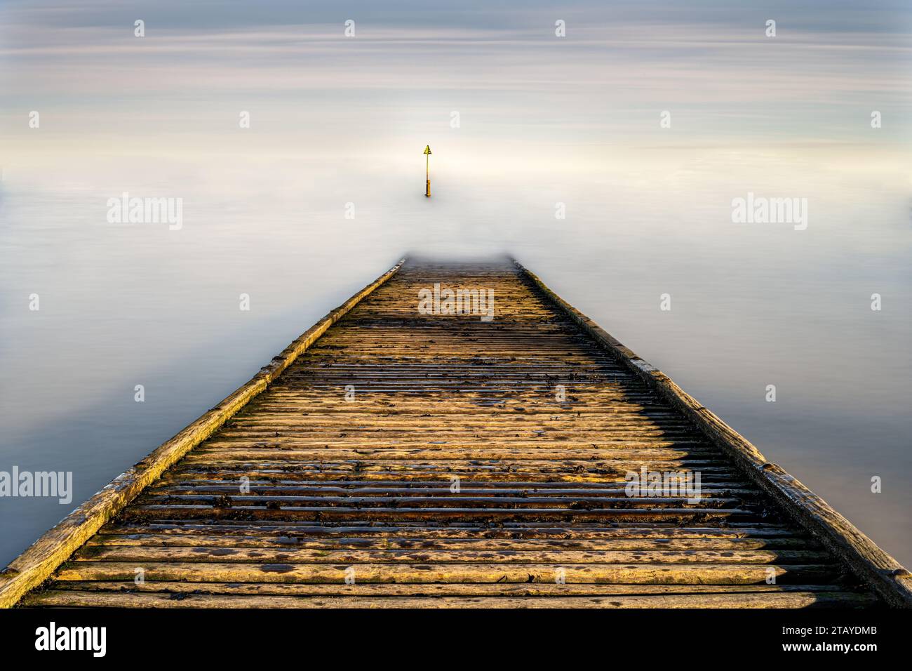 Kunstbild von Llandudno Beach Jetty Stockfoto