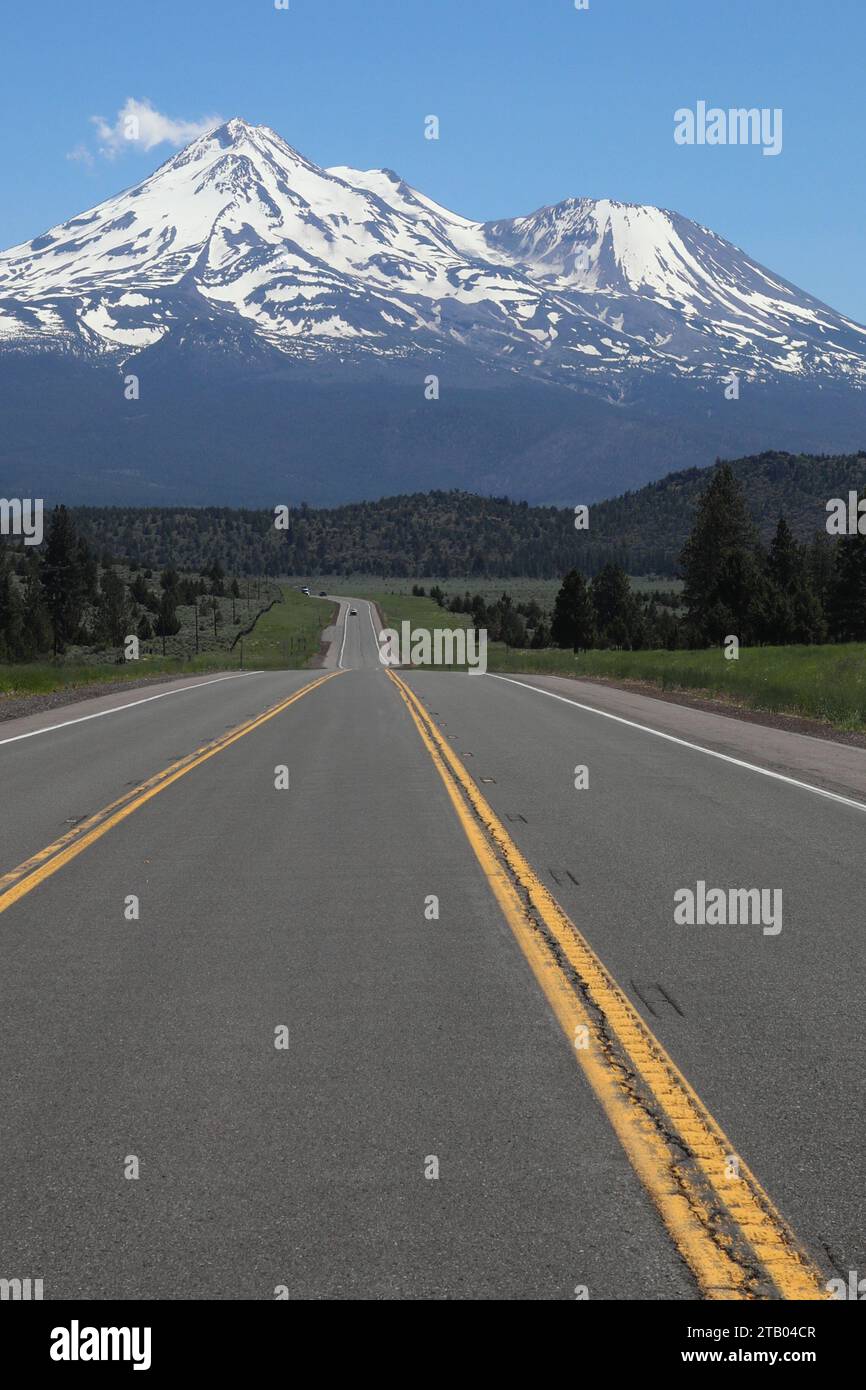 Mount shasta Stockfoto