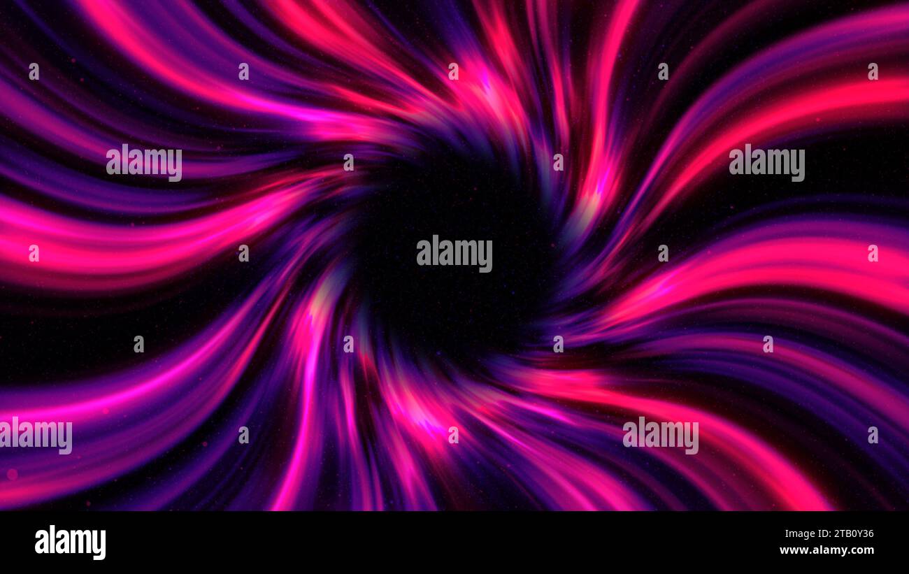 Abstrakte Animation des farbenfrohen Nordlichts Stockfoto