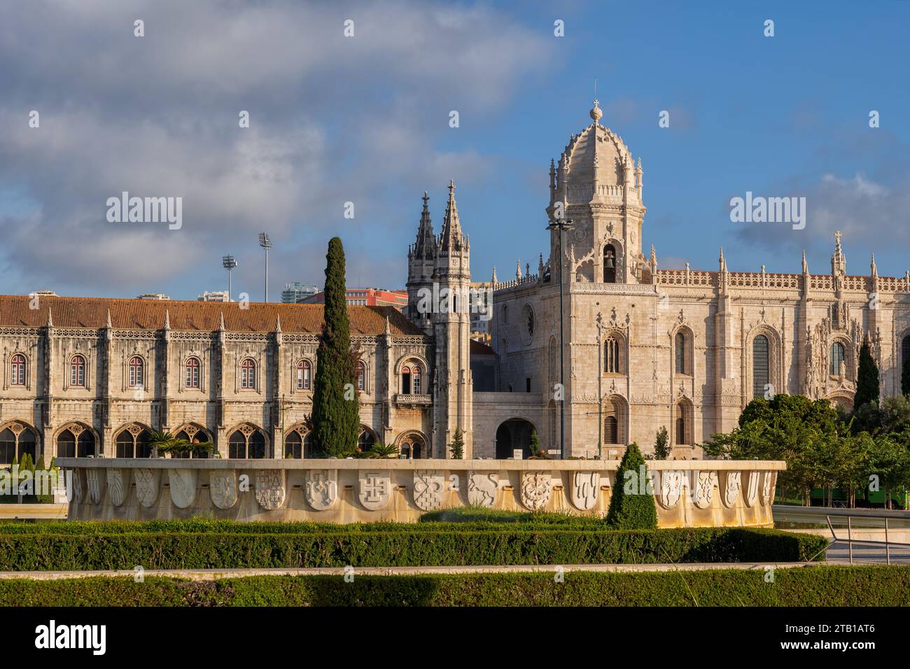 Lissabon, Portugal, Kloster Jeronimos und Kirche Santa Maria de Belem. Stockfoto