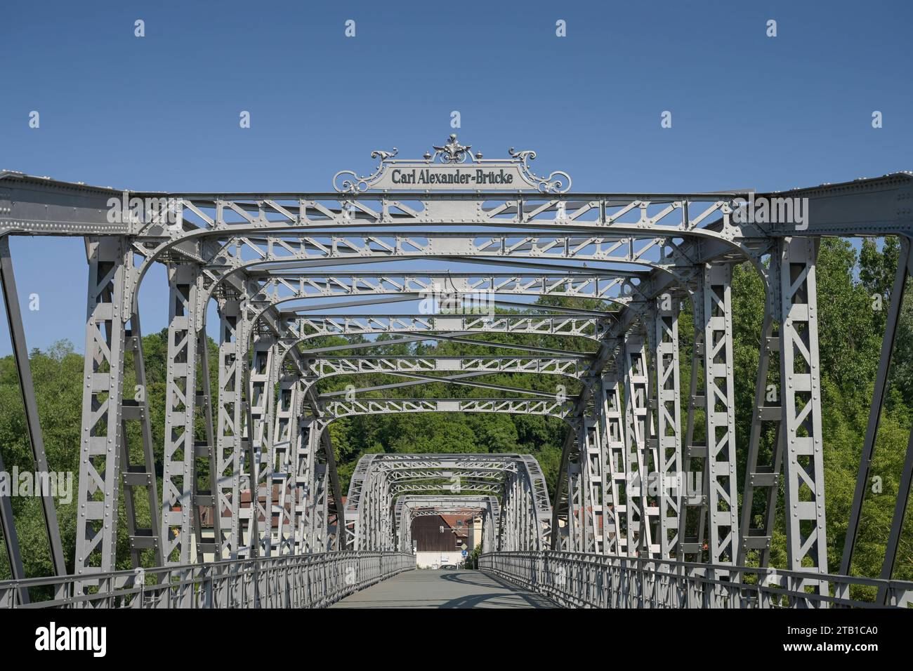 Carl-Alexander-Brücke, Dornburg, Thüringen, Deutschland *** Carl-Alexander-Brücke, Dornburg, Thüringen, Deutschland Stockfoto