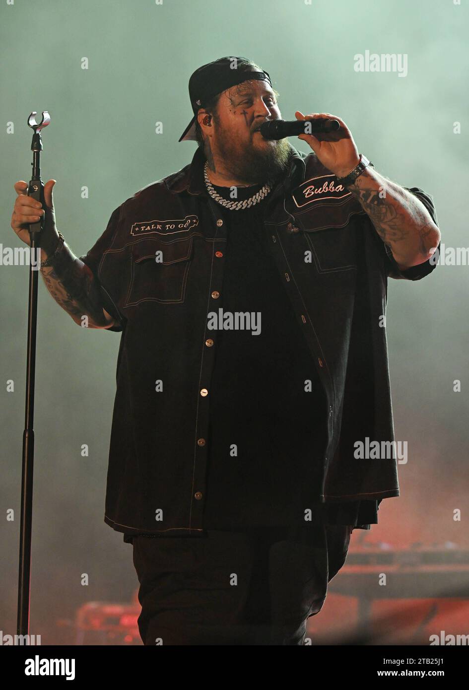 FORT LAUDERDALE, FL - 03. DEZEMBER: Jelly Roll tritt am 2. Tag des ...