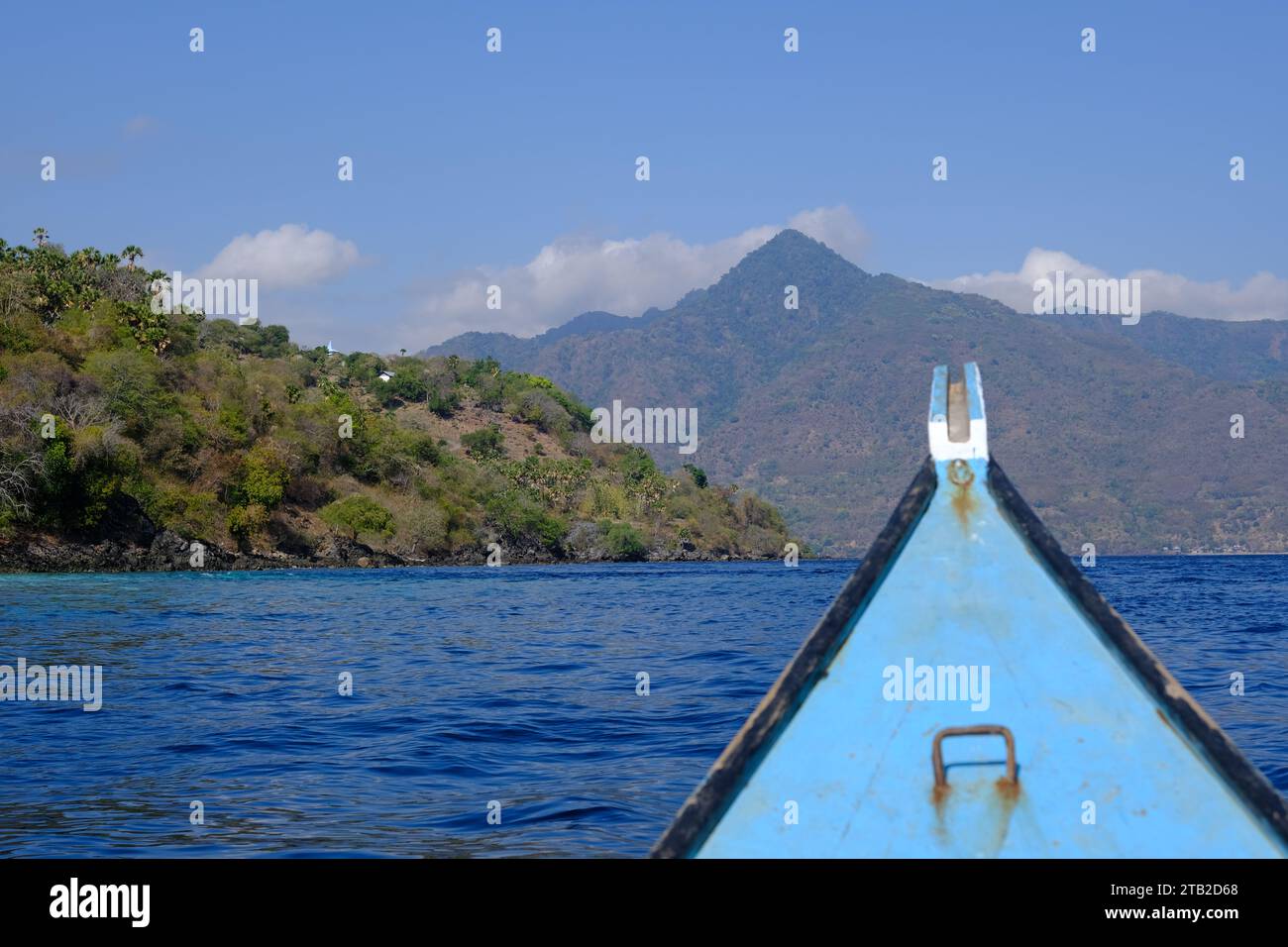 Indonesien Alor Island - Blick auf die Küste Nuhakepa Island Stockfoto