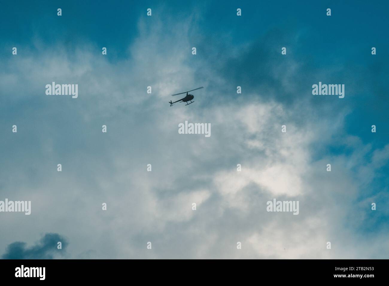 Wunderschöne Aussicht dort oben Stockfoto