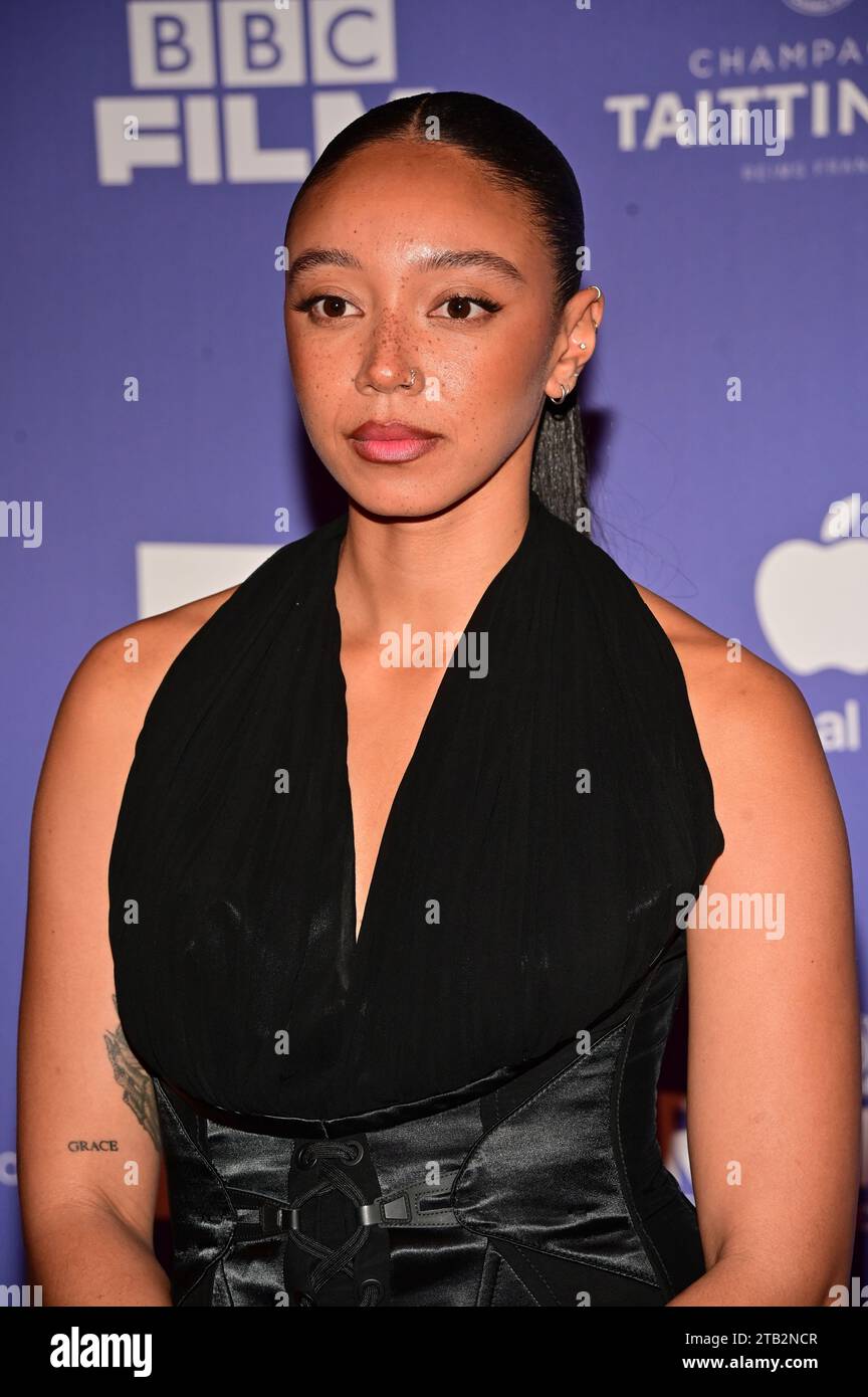 London, Großbritannien. Dezember 2023. Savanah Leaf nimmt an den 26. British Independent Film Awards 2023 im Old Billingsgate in London Teil. Quelle: Siehe Li/Picture Capital/Alamy Live News Stockfoto