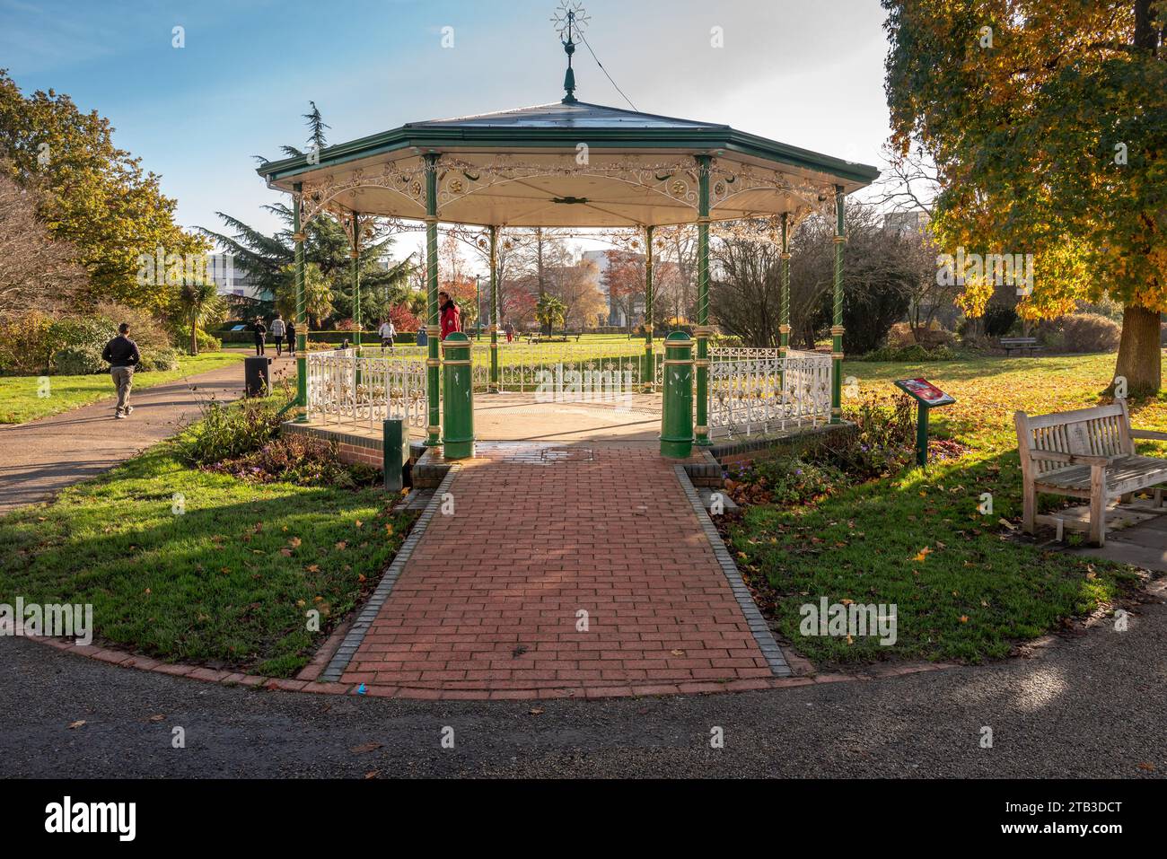 Crawley, 29. November 2023: The Bandstand Stockfoto