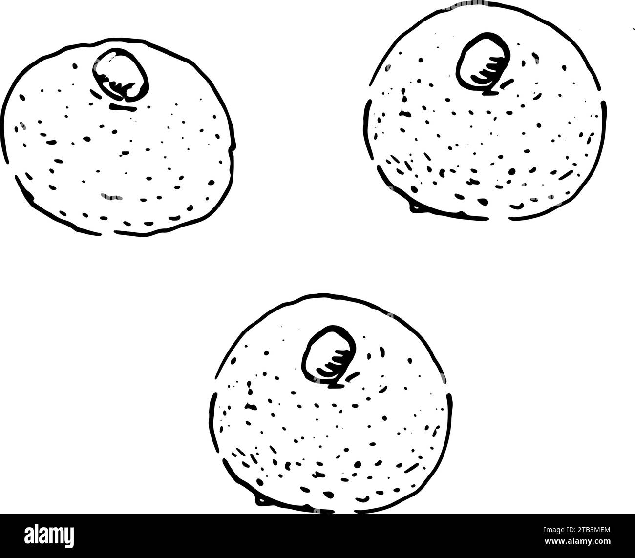 Hand gezeichnete Vektor-Illustration Pkhali von Georgien Stock Vektor