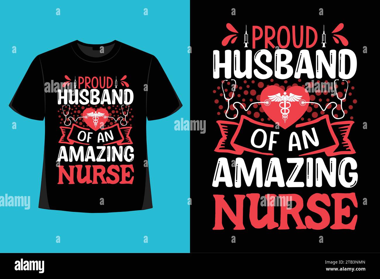 Krankenschwester T-Shirt Design, Pflegezitate T-Shirt Design, Krankenschwester Superheld, Krankenschwester Herz, Krankenschwester Leben Stock Vektor