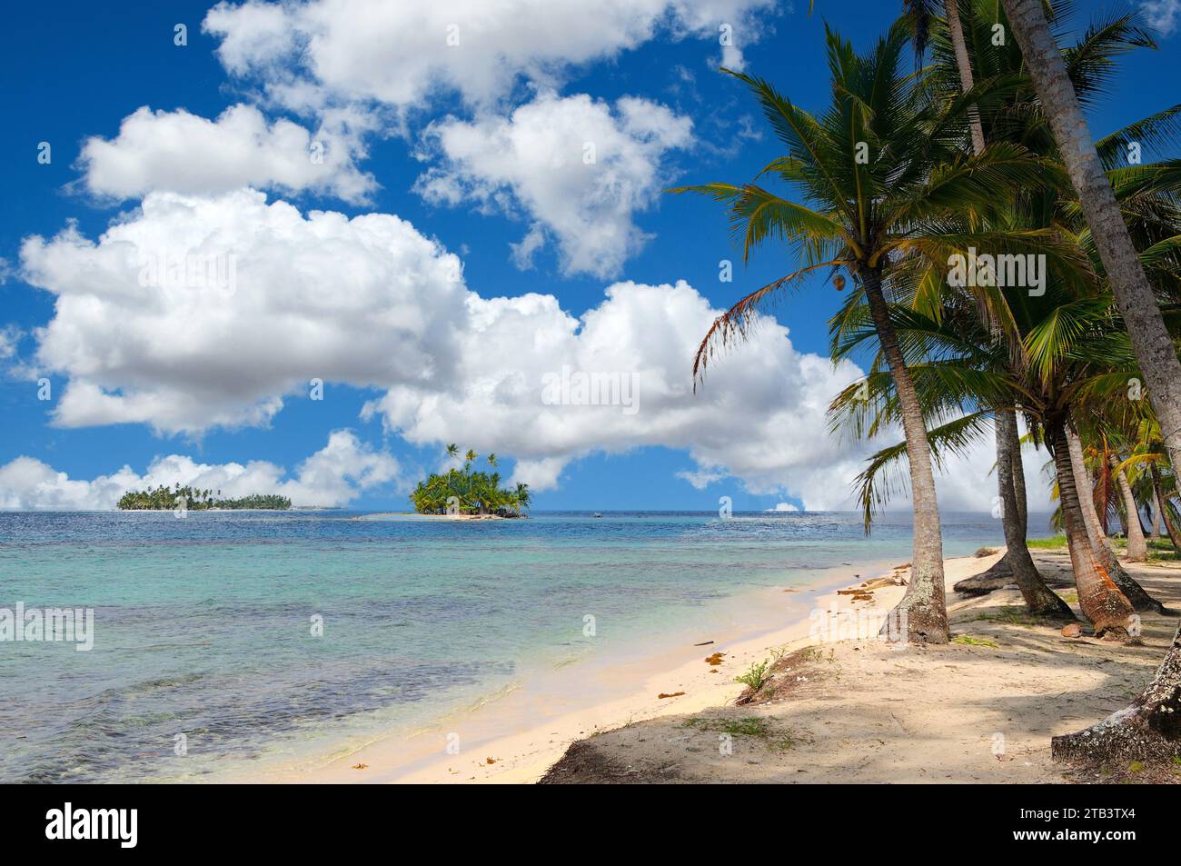 Zentralamerika, Karibik, Panama, San Blas Inseln, Kuna-Indianergebiet, Isla Perros Stockfoto