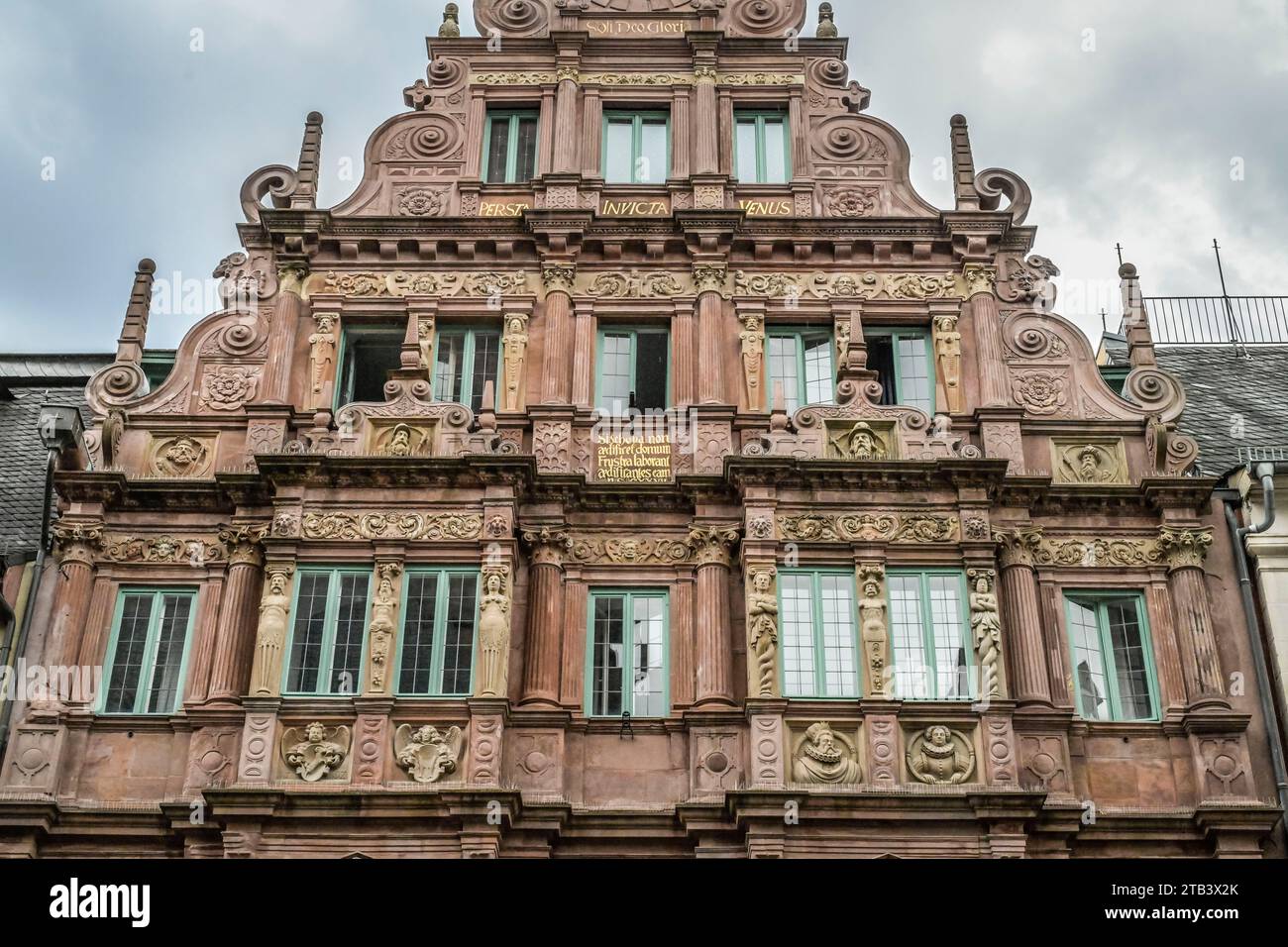 Hotel zum Ritter St. Georg, Hauptstraße, Heidelberg, Baden-Württemberg, Deutschland Stockfoto