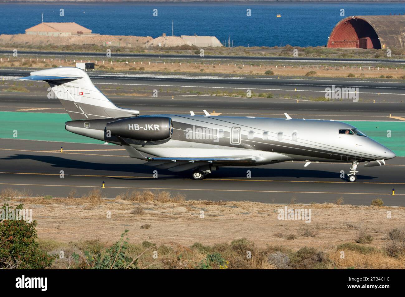 Avión privado Bombardier BD-100-1A10 Challenger 350 Stockfoto