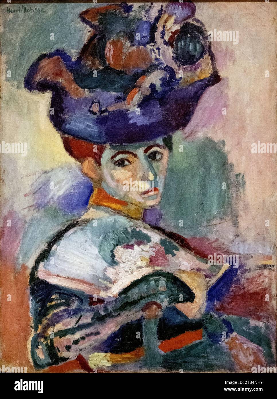 Frau mit Hut 1905 von Henri Matisse im San Francisco Museum of Modern Art (SFMOMA) Stockfoto