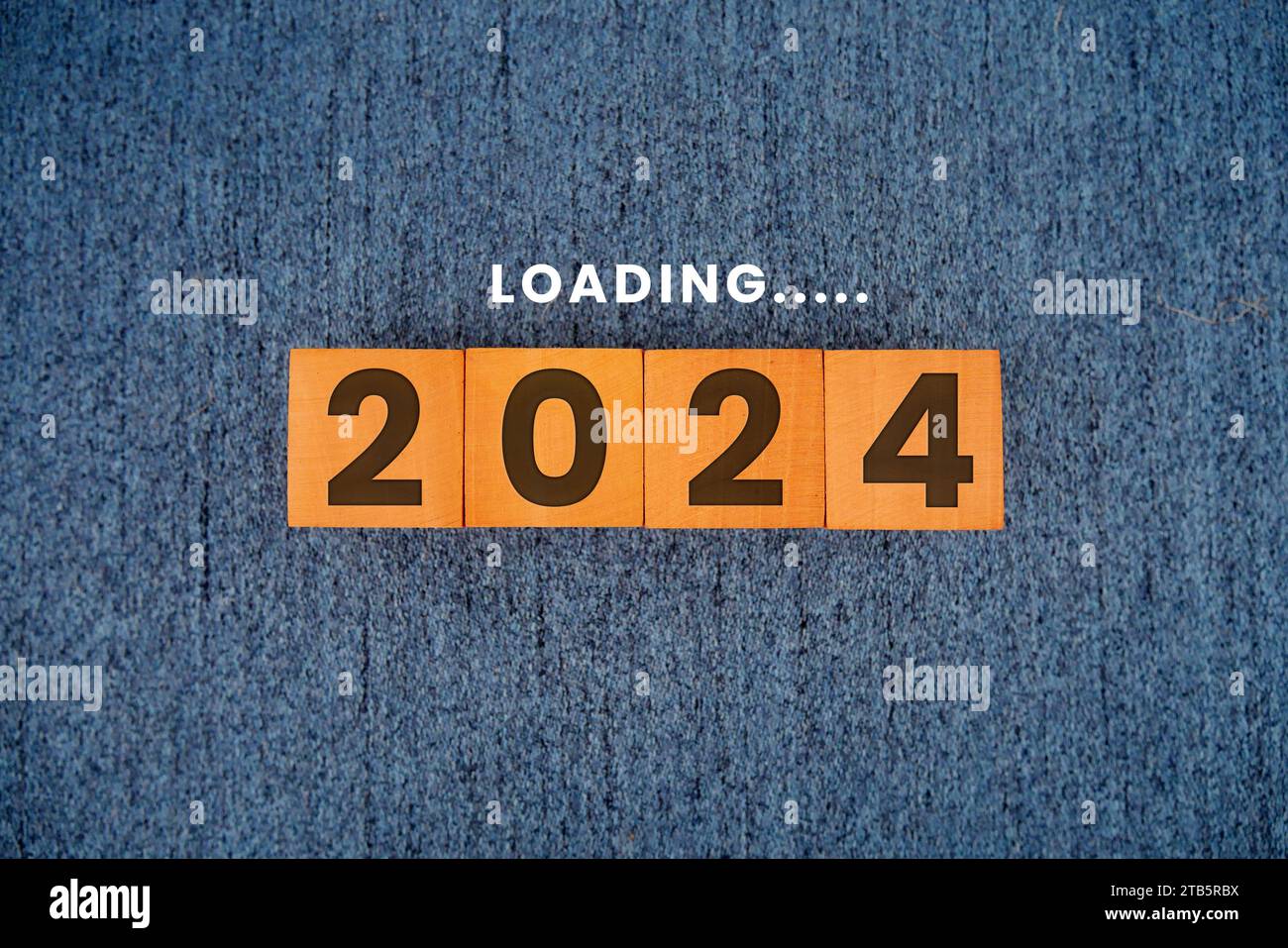 2023 bis 2024 Ladebalken. Frohes Neues Jahr 2024. Ladebalken Ende des