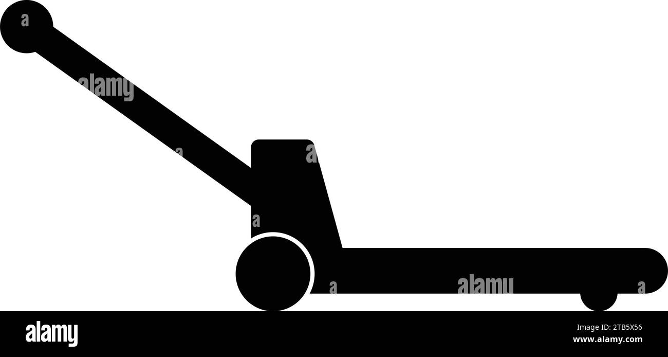 Darstellung des Vektorsymbols der Handpalette Stock Vektor