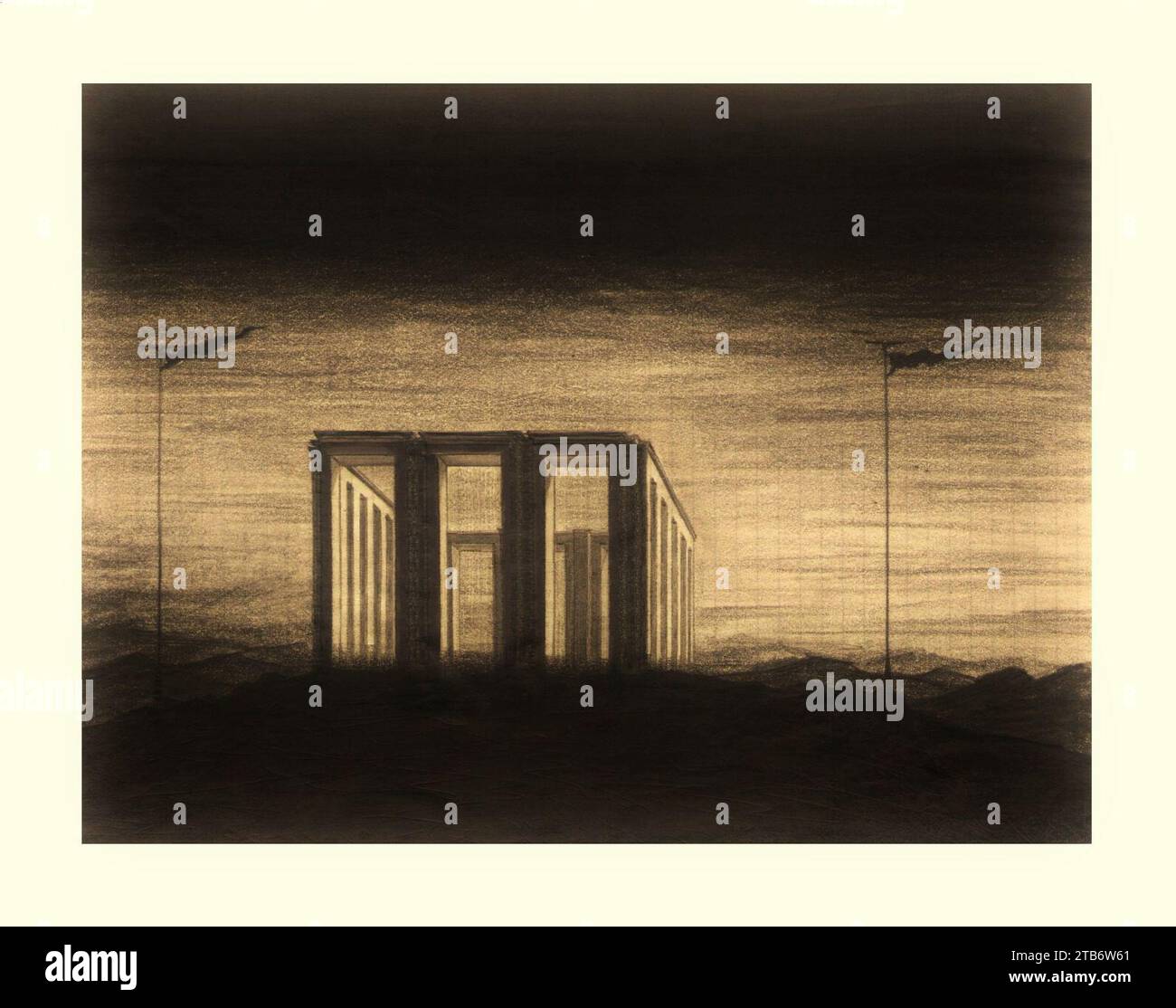 KRIEGSDENKMAL (Guardia ai strici. 1941) von Arnaldo Dell'Ira (1903-1943). Stockfoto