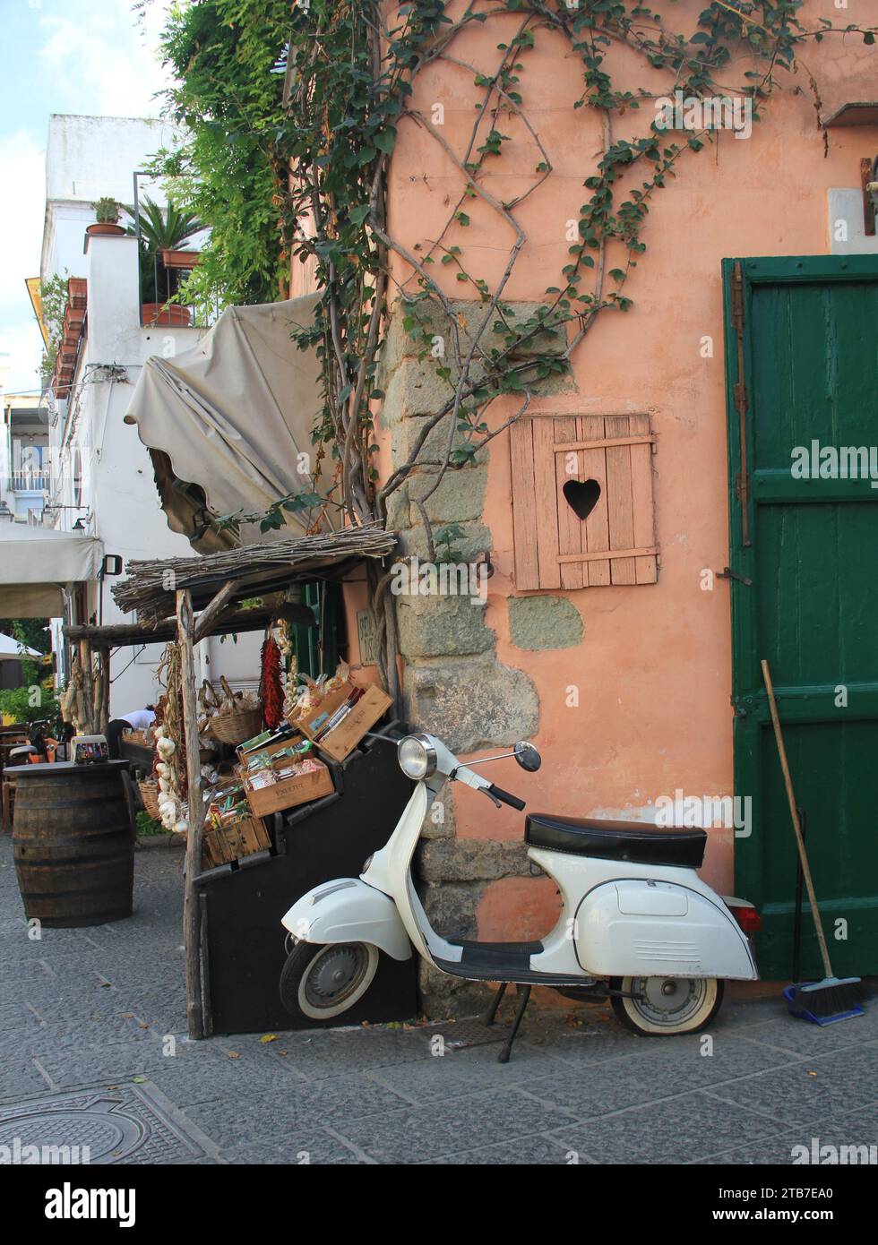 Marktplatz in Forio, Ischia, Italien Stockfoto