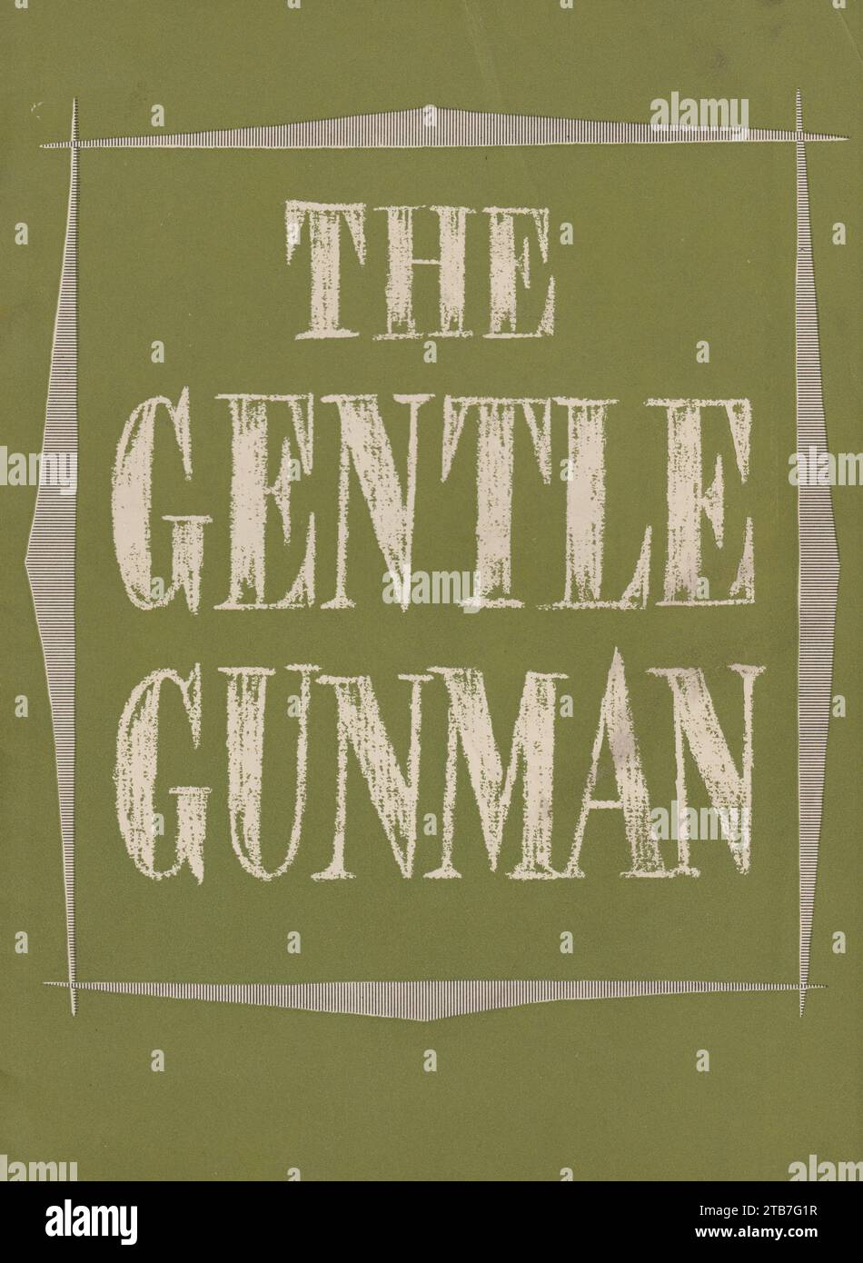DAS FILMPROGRAMM DER GENTLE GUNMAN EALING STUDIOS Stockfoto