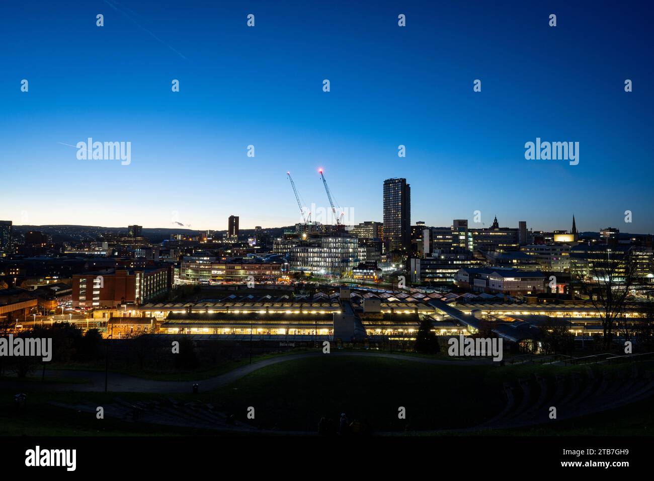 Skyline, Sheffield, Großbritannien Stockfoto