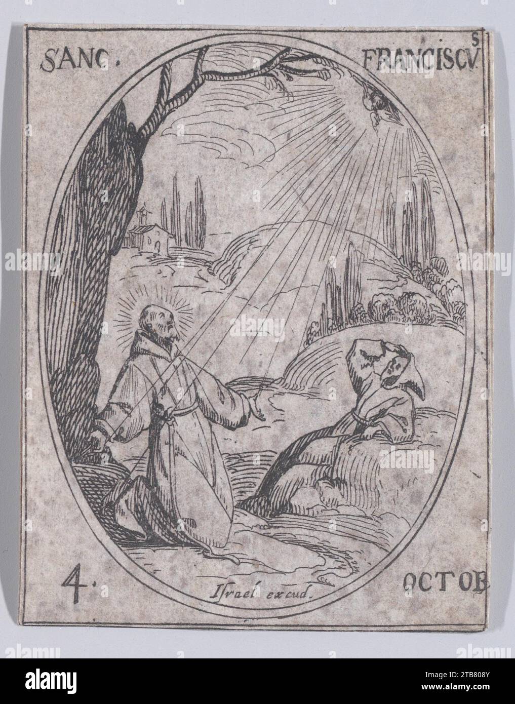 S. Francois (St. Franziskus), 4. Oktober, aus „Les Images de Tous Les ...